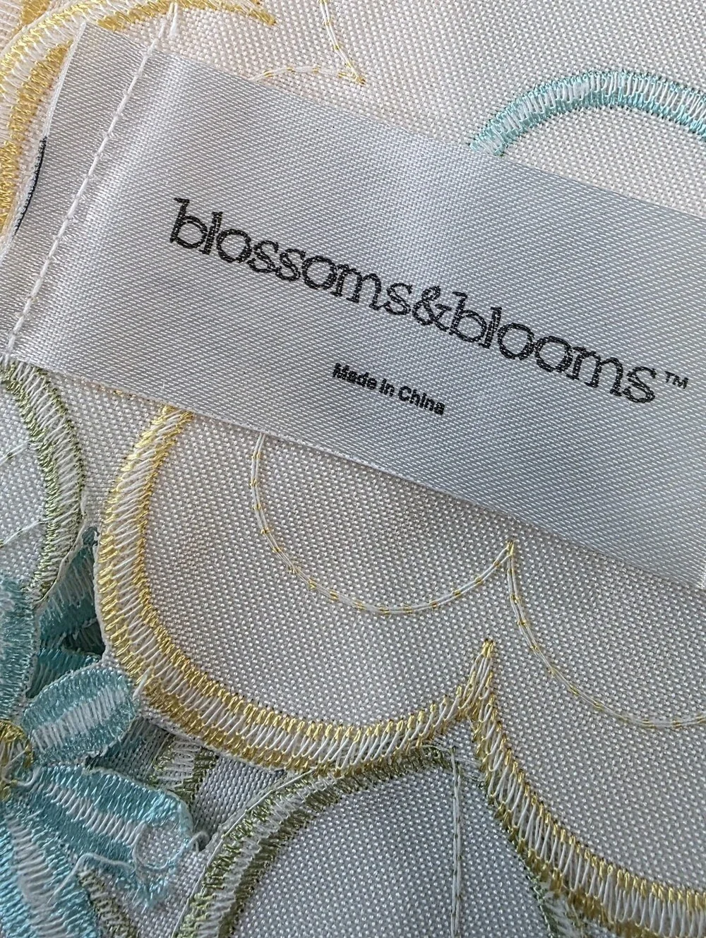 5 Colorful Floral Butterfly Appliqué Place Mats Blossums & Blooms